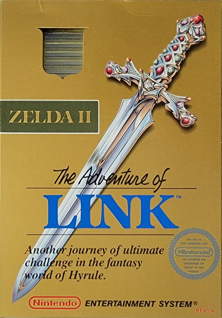 Zelda II: The Adventure of Link NES Box Cover