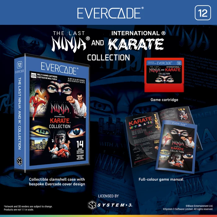 Evercade The Last Ninja and IK Collection