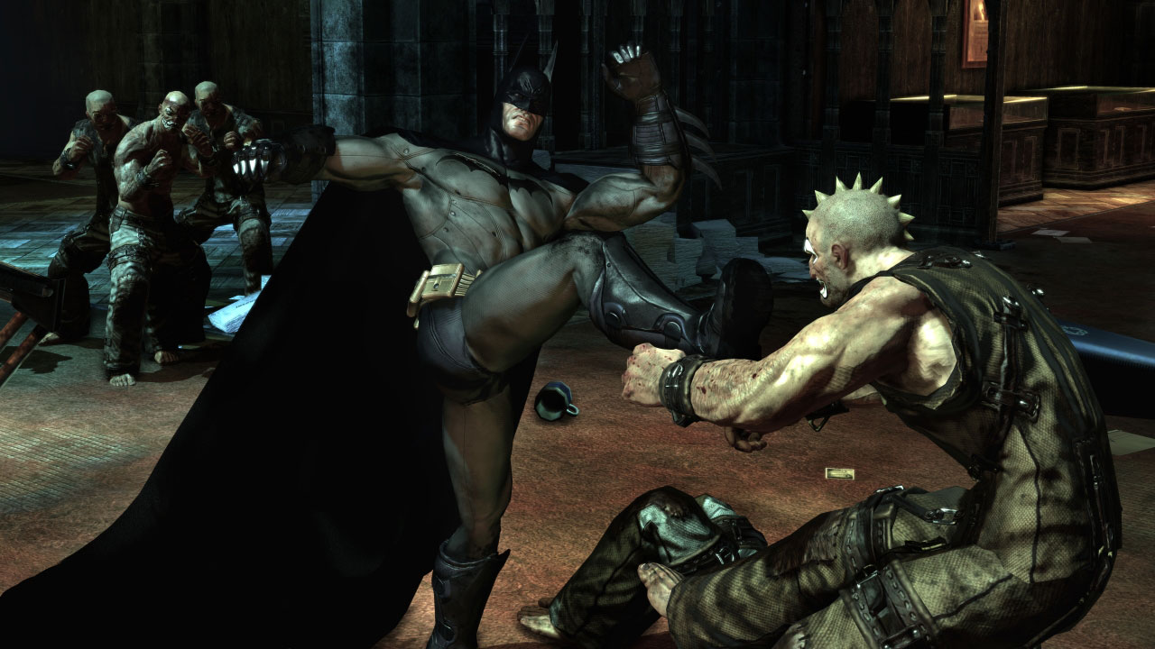 Batman: Arkham Asylum fighting