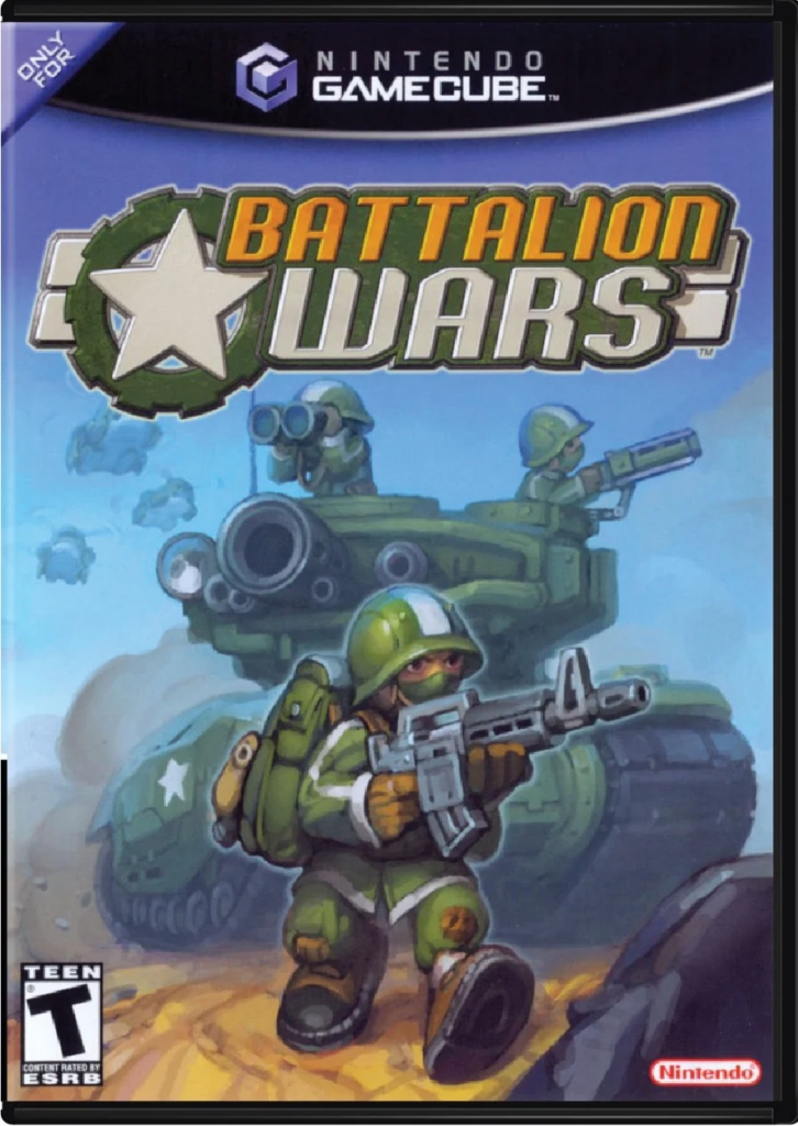 Battalion Wars Gamecube Disc Case