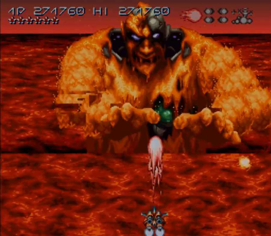 Axelay SNES Retro Shooter