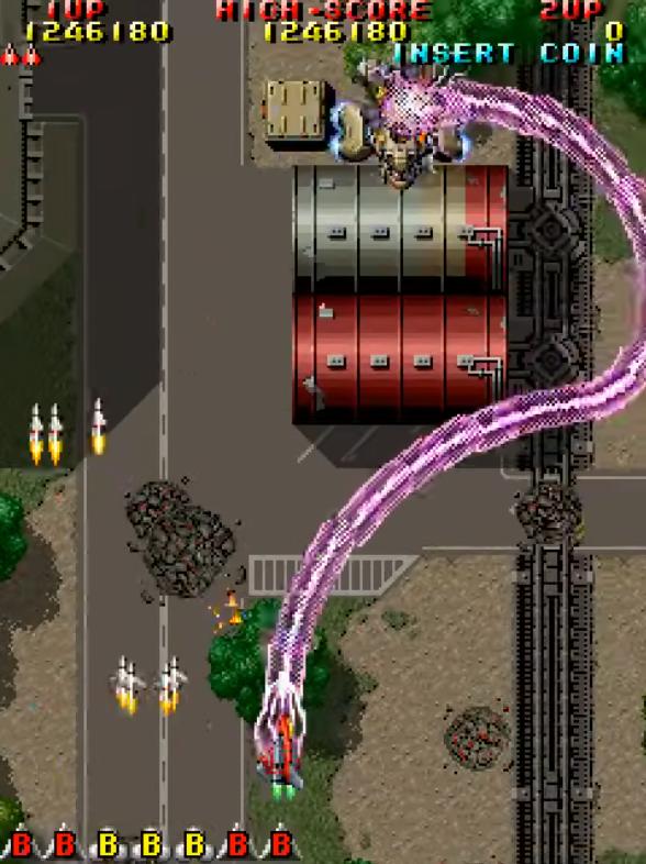 Raiden II Arcade Retro Shooter
