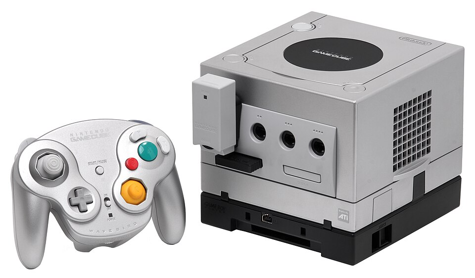the silver GameCube