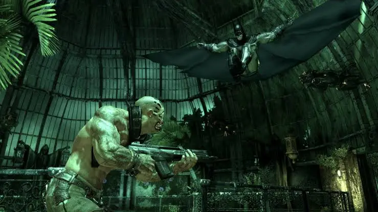 Batman Arkham Asylum Glide Takedown